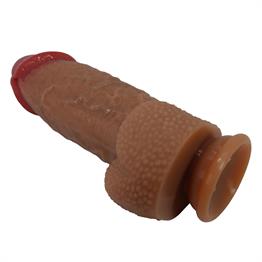 Belden Bağlamalı 22 cm Gerçekçi Kalın Dildo Penis - Achille