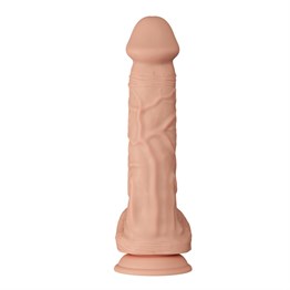 Belden Bağlamalı 26 cm Gerçekçi Kalın Dildo Penis - Bergrisi