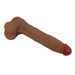 Belden Bağlamalı 28 cm Gerçekçi Uzun Dildo Penis - Adley
