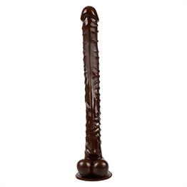 Belden Bağlamalı 40 cm Gerçekçi Uzun & Kalın Dildo Penis