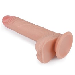 Belden Bağlamalı Nature Yeni Nesil Teknolojik Penis Realistik Anal Dildo 18 cm