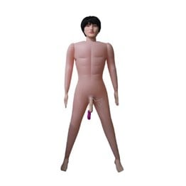 Şişme Erkek MankenlerLilituShopBig Jehan 19 cm Titreşimli Penisli Sesli Şişme Erkek Bebek