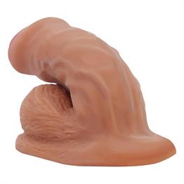 Giyilebilir Realistik 13 cm Yapay Melez Penis - Warnell