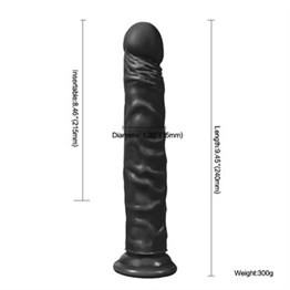 24 cm Belden Bağlamalı Realistik Testissiz Zenci Dildo Penis Set