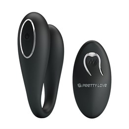  VibratörlerLilituShopPretty Love Algernon Siyah USB Şarjlı 12 Titreşimli Uzaktan Kumandalı Vibratör