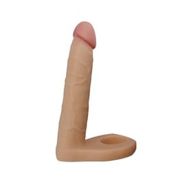  Realistik Titreşimsiz PenisLilituShopSoft Double Anal Dildo Penis 15,6 cm