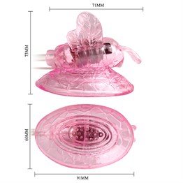 Titreşimli Klitoral Vakum Pompası - Butterfly