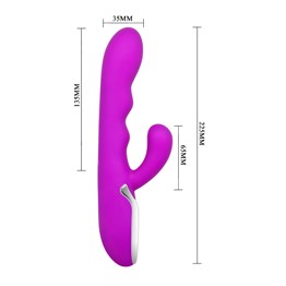 USB Şarjlı 10 Fonksiyonlu Isıtıcılı Teknolojik Vibratör