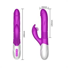USB Şarjlı Klitoris Uyarımlı ve 7 Titreşim Fonksiyonlu Teknolojik Vibratör