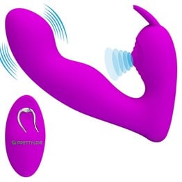 Vibratör ÇeşitleriLilituShopUSB Şarjlı Uzaktan Kumandalı 12 Titreşim 4 Darbe Fonksiyonlu Teknolojik G-Spot Vajinal Vibratör