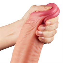 Yeni Nesil Çift Katmanlı 30,5 cm Realistik Dev Dildo Penis