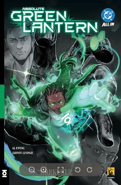 Absolute Green Lantern Cilt 1 / Korkusuz B Kapak