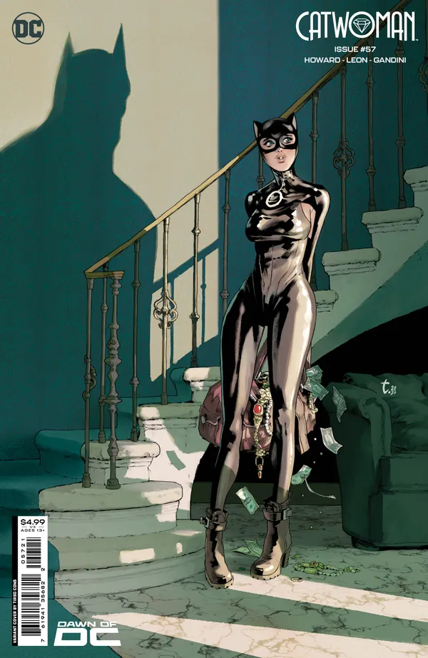CATWOMAN # 57 CVR B TIRSO CONS CARD STOCK VAR (BATMAN CATWOMAN THE GOTHAM WAR)