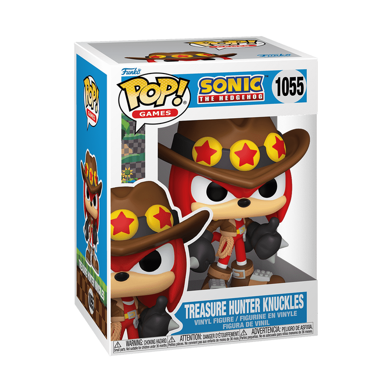 Funko Pop Games Sonic The Hedgehog - Treasure Hunter Knuckles No:1055