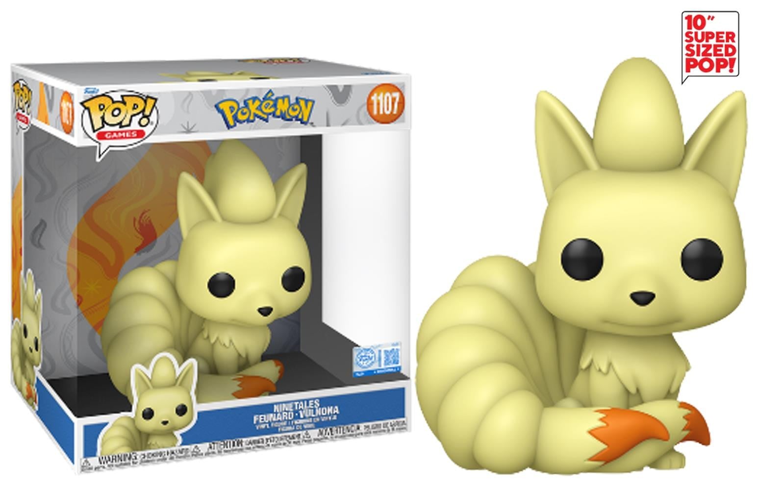 Funko Pop Jumbo Pokemon Ninetales (special Edition) 25cm