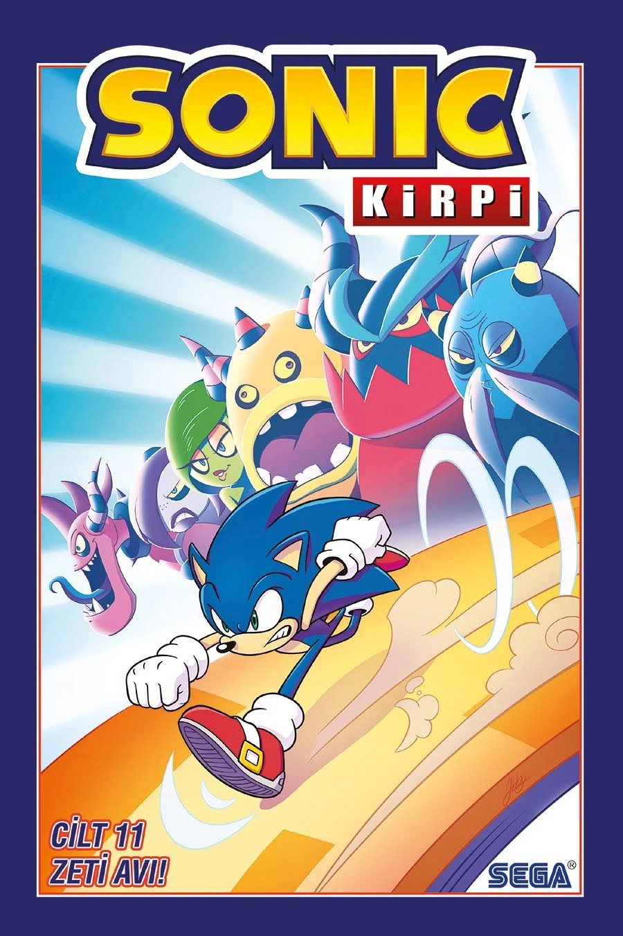 Kirpi Sonic Cilt 11 - Zeti Avı