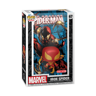 Funko Pop Comic Cover Marvel The Amazing Spider-Man - Iron Spider Special Edition No:67