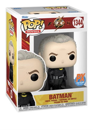 Funko Pop Dc The Flash - Batman Keaton Unmasked Alt Px Exclusive No:1344
