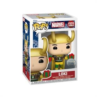 Funko Pop Marvel: Loki With Sweater Metallic Special Edition No:1322 Bobble Head
