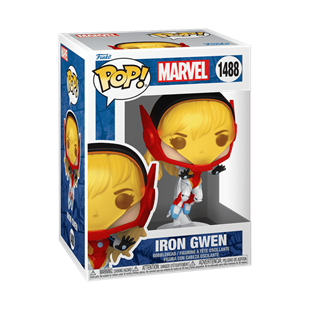 Funko Pop Marvel Spider Gwen Gwenverse - Iron Gwen No:1488 Bobble-Head
