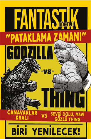 Godzilla vs. Fantastik Dörtlü (A Kapak)