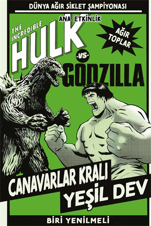 Godzilla vs Hulk (A Kapak)