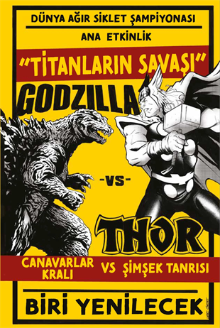 Godzilla vs Thor (A Kapak)