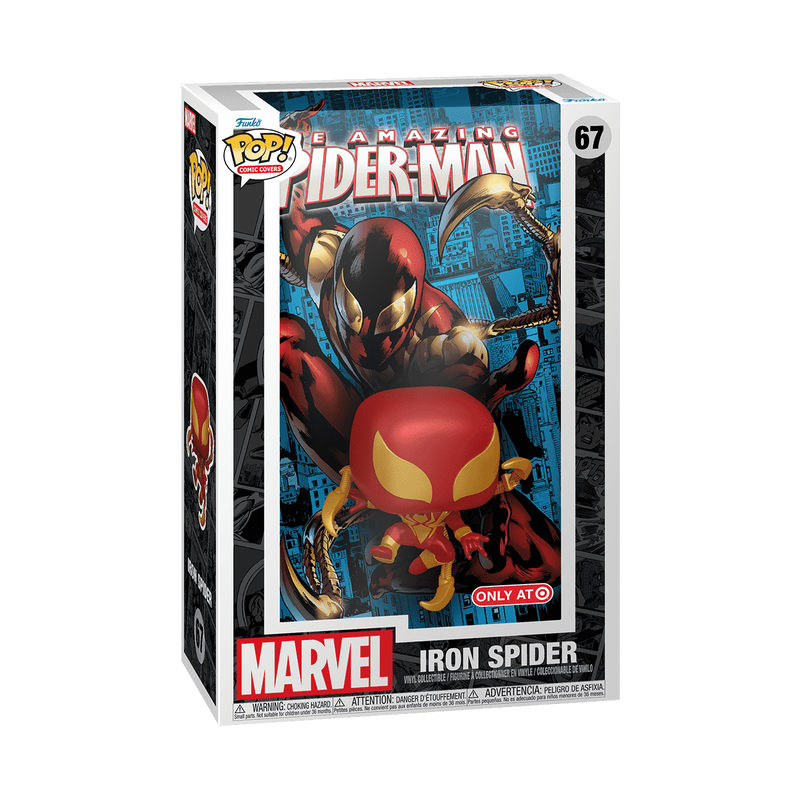 Funko Pop Comic Cover Marvel The Amazing Spider-Man - Iron Spider Special Edition No:67