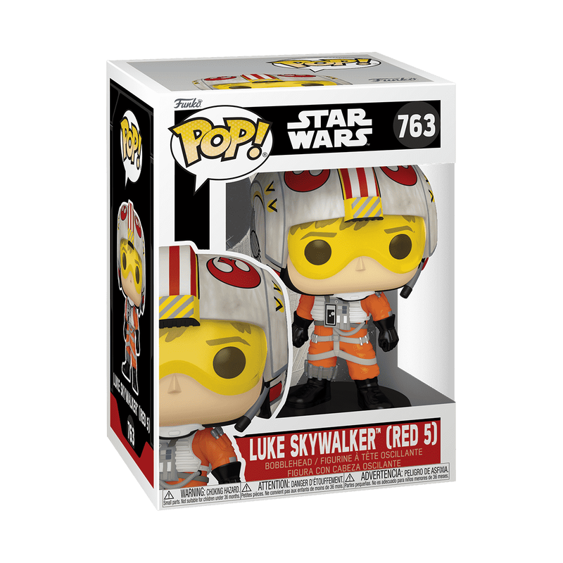 Funko Pop Disney Star Wars - Luke Skywalker Red 5 No:763 Bobble-Head
