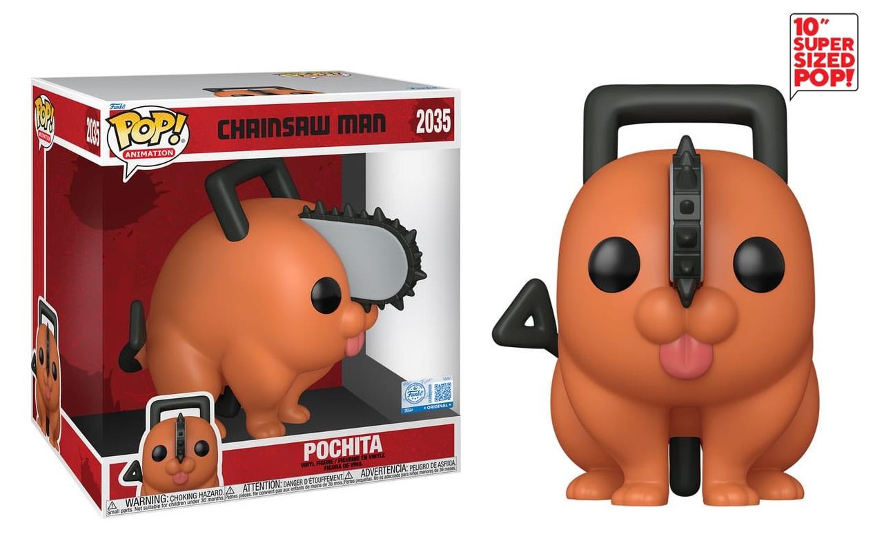 Funko Pop Jumbo Chainsaw Man Pochita (special Edition) 25cm