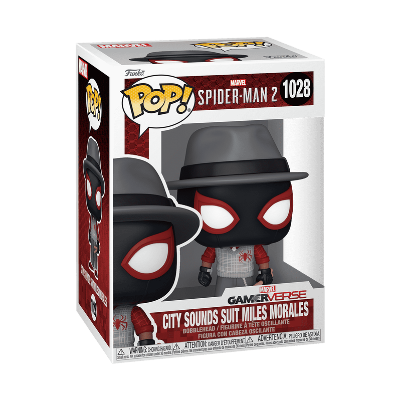 Funko Pop Marvel Spider Man 2 Game Verse - City Sounds Suit Miles Morales No:1028