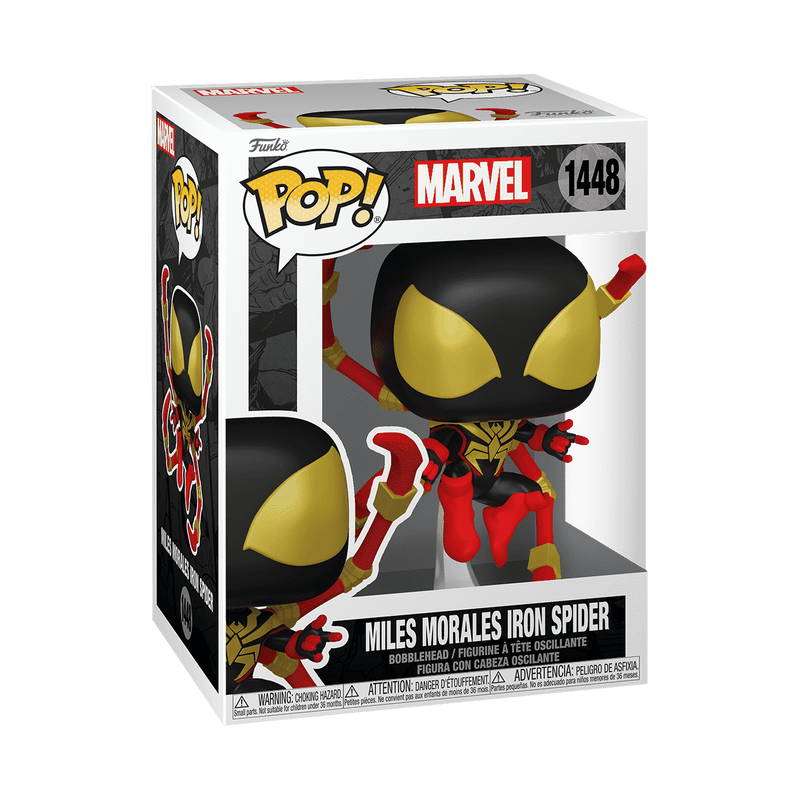 Funko Pop Marvel Spider-Man - Miles Morales Iron Spider* No:1448 Bobble-Head