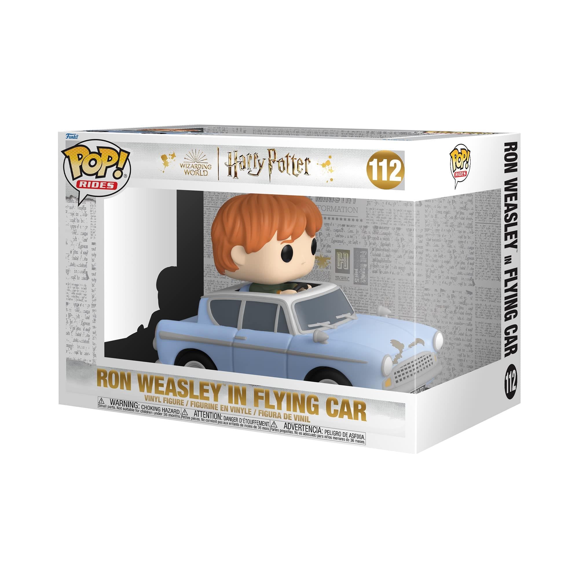 Funko Pop Rides Super Deluxe: Harry Potter Chamber of Secrets Anniversary 20th - Ron Weasley in Flyi