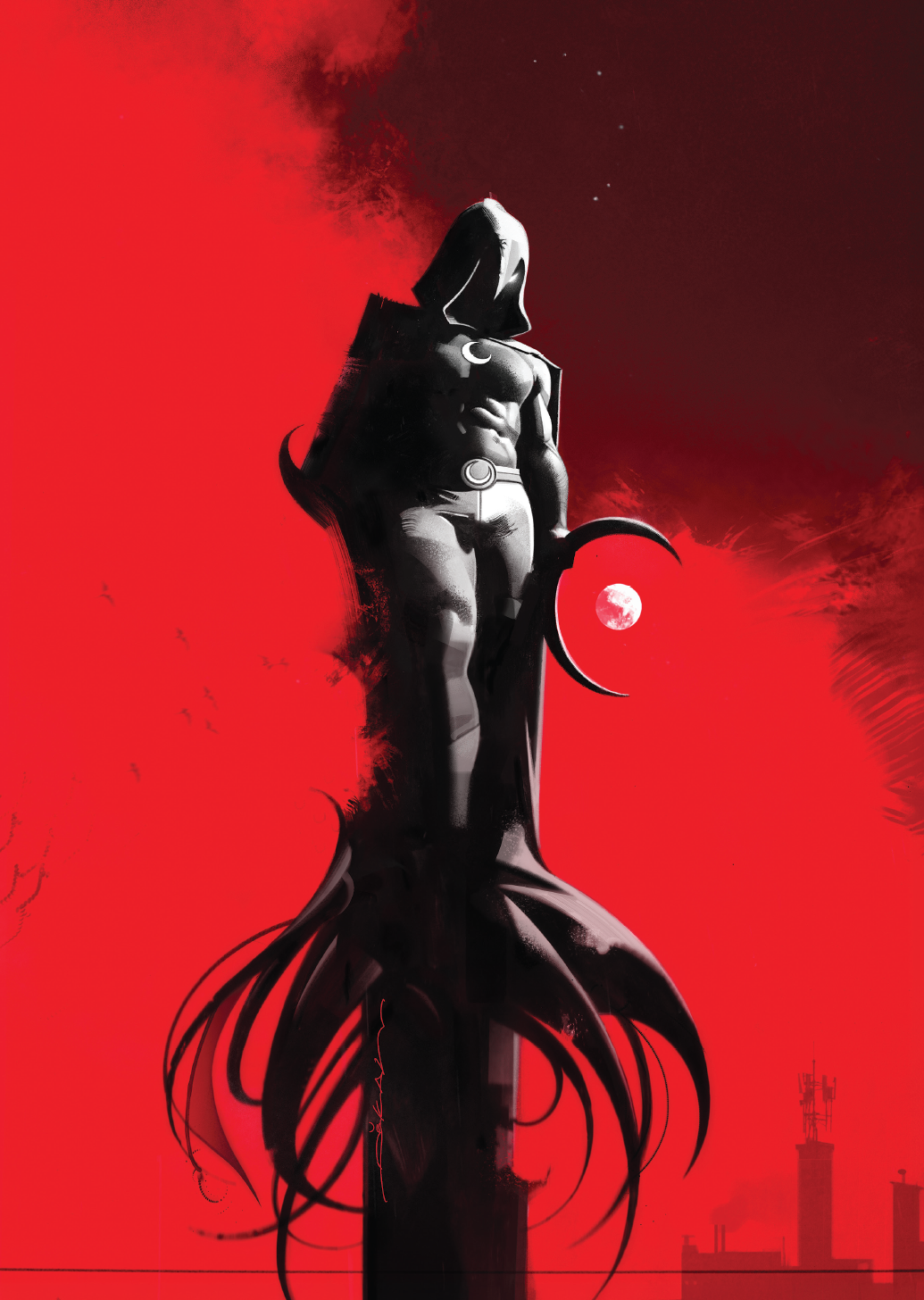 Moon Knight: Siyah, Beyaz & Kan HC