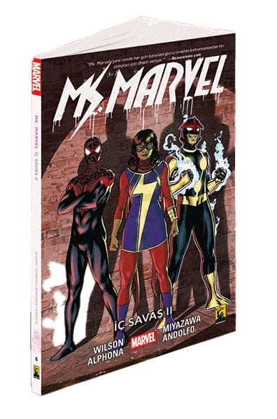 Ms Marvel  Cilt 6 İç Savaş 2 Varyant Kapak B