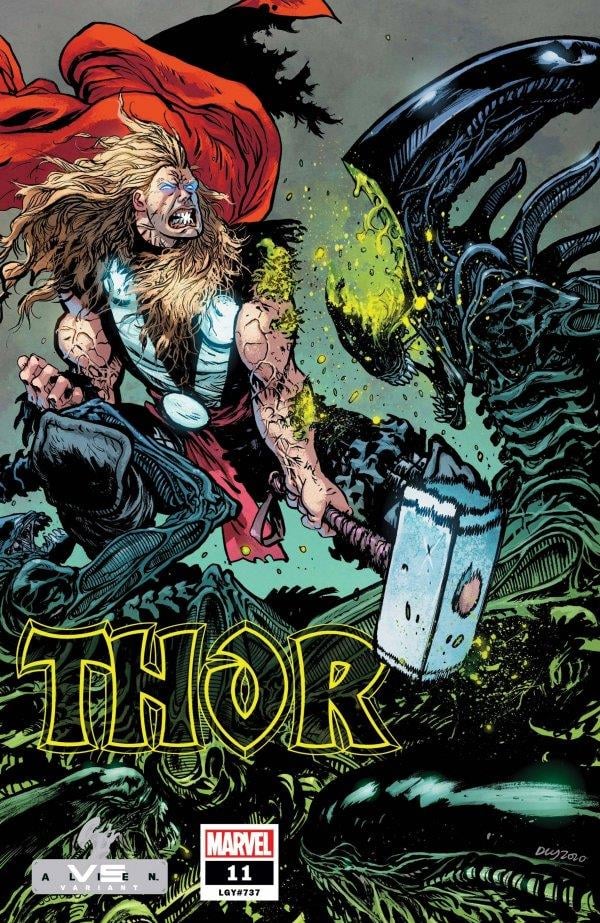 THOR #11 Daniel Warren Johnson Marvel vs Alien Variant