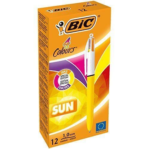 Bic 4 Colours Sun Tükenmez Kalem 12 li