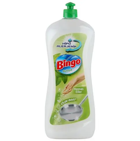 Bingo Dynamic Elde Yıkama Bulaşık Deterjanı Hassas Eller 1.2 L