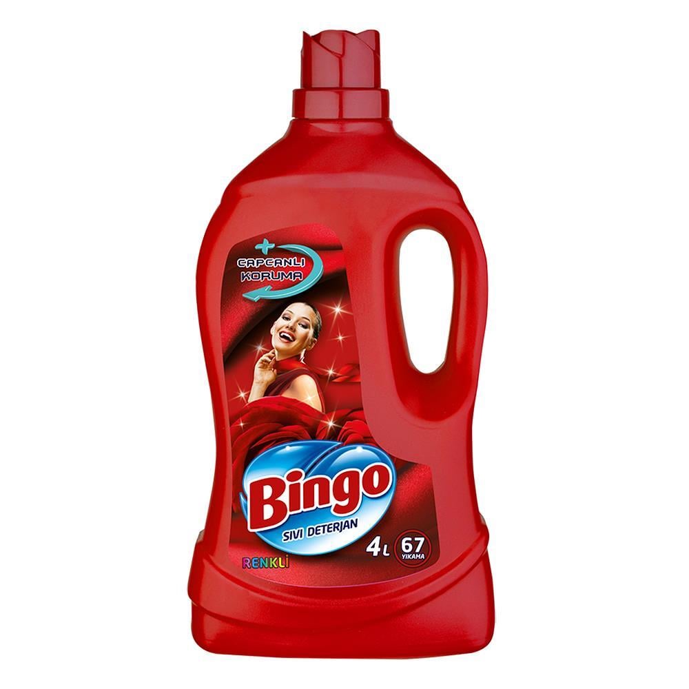 Bingo Sıvı Çamaşır Deterjanı Renklilere Özel 4 L - 67 Yıkama