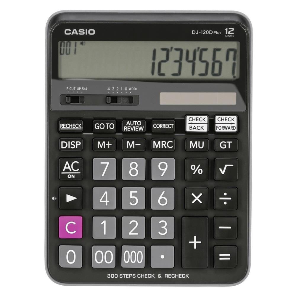 Casio DJ-120D Plus Masaüstü Hesap Makinesi 12 Haneli