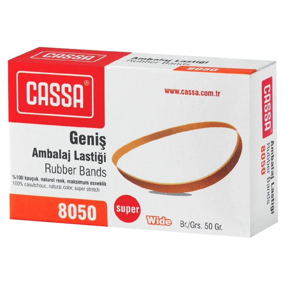 Cassa 8050 Ambalaj Lastiği %100 Kauçuk 50 g - Geniş