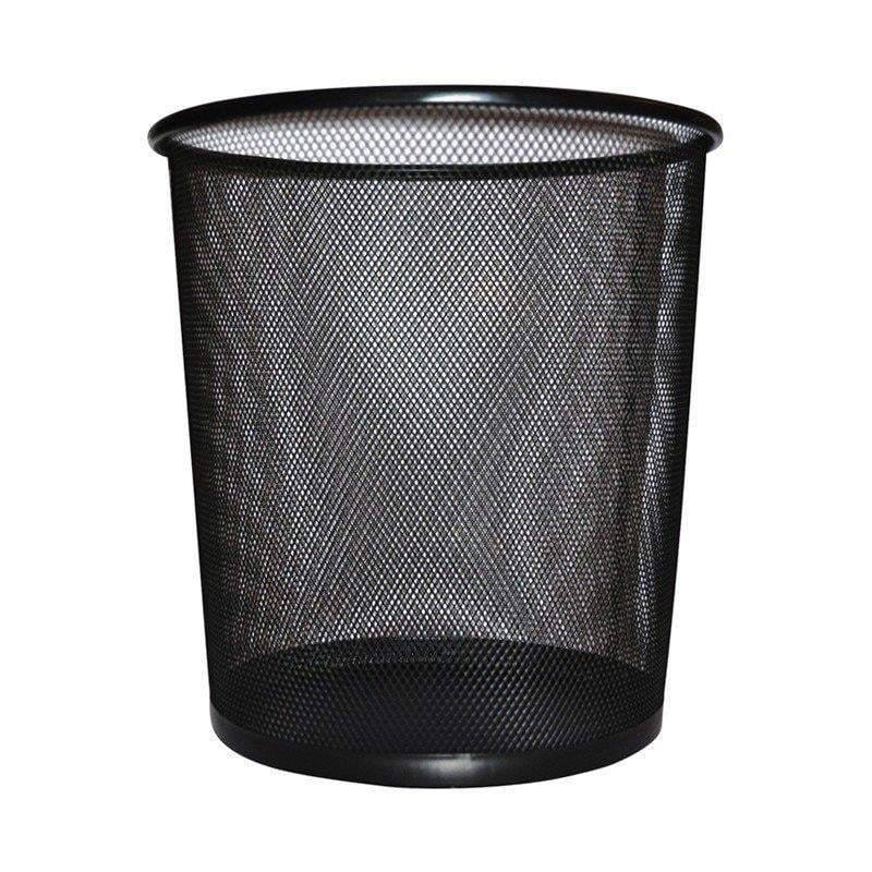 Cassa Çöp Kovası Metal Fileli 10lt Siyah