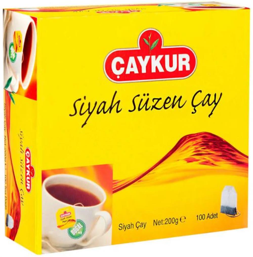 Çaykur Bardak Siyah Süzen Poşet Çay 100’lü