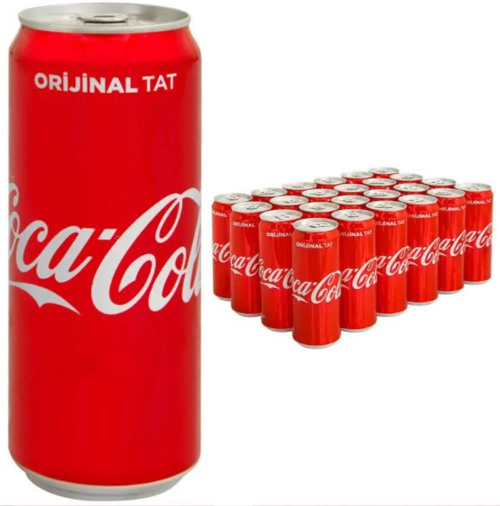 Coca-Cola Kutu 330 ml 24'lü Paket