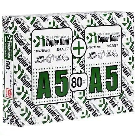 COPİER BOND FOTOKOPİ KAĞIDI A5 1000 Lİ 80 GR