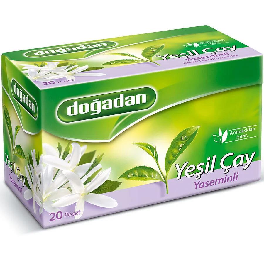 Doğadan Yeşil Çay Yaseminli 20'li Paket