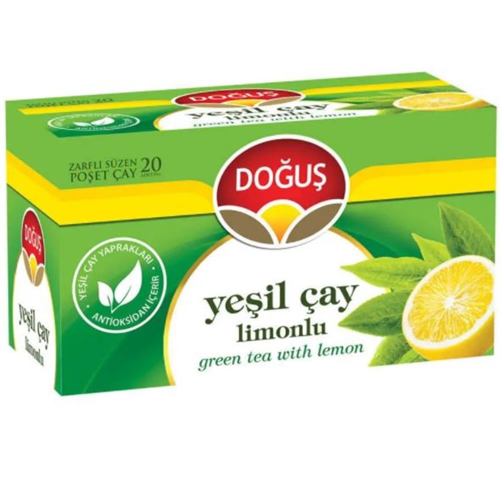 Doğuş Yeşil Çay Limonlu 20'li Paket