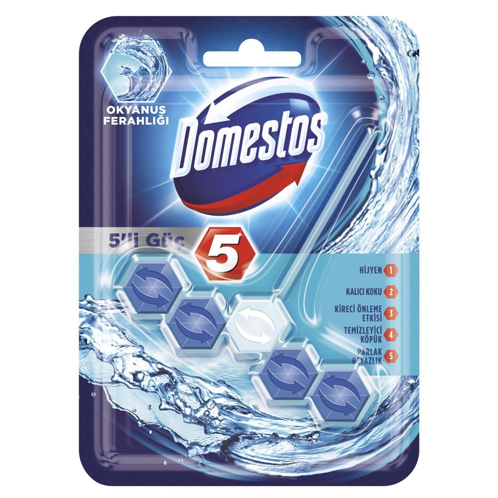 Domestos 5 in 1 Klozet Bloğu Okyanus Ferahlığı 55 g