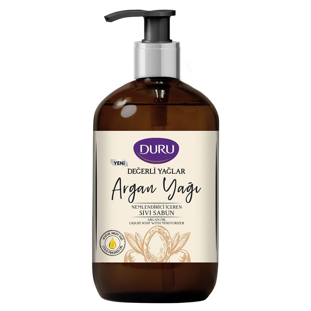 Duru Değerli Yağlar Sıvı Sabun Nemlendiricili Argan Yağı - 500 ml