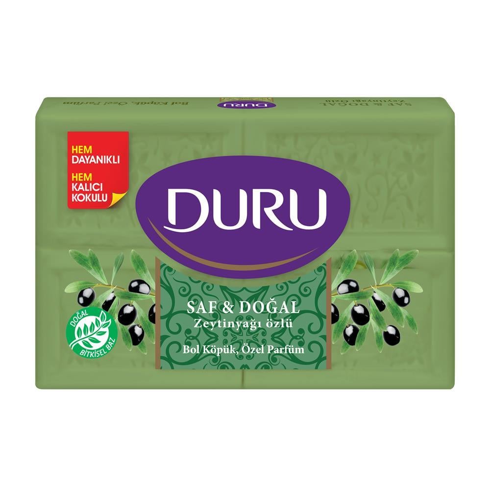 Duru Kalıp Sabun Saf Doğal Zeytinyağlı - 4 Adet